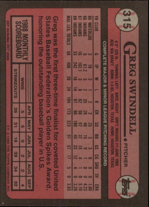 A0415- 1989 Topps Baseball Cards 201-400 +Rookies -You Pick- 15+ FREE US SHIP - Picture 227 of 395