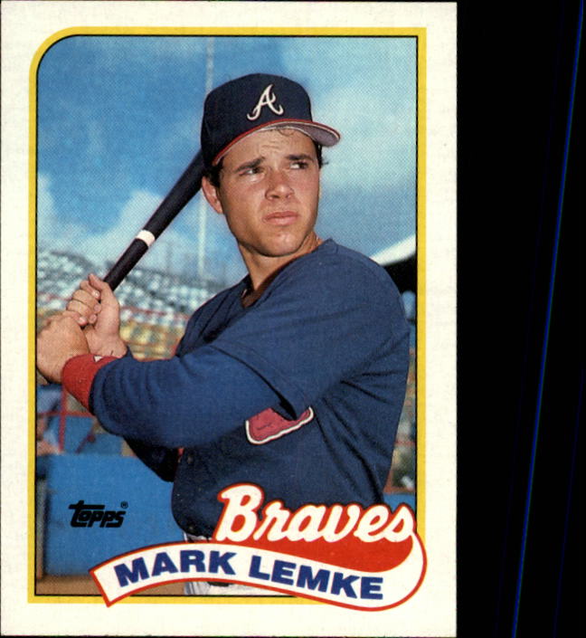 1989 Topps #327 Mark Lemke RC - NM-MT