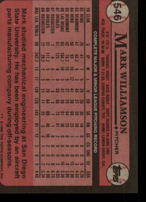A0415- 1989 Topps Baseball Karten 401-600 + Rookies -du Pick- 15 + Gratis US - Bild 293 von 401