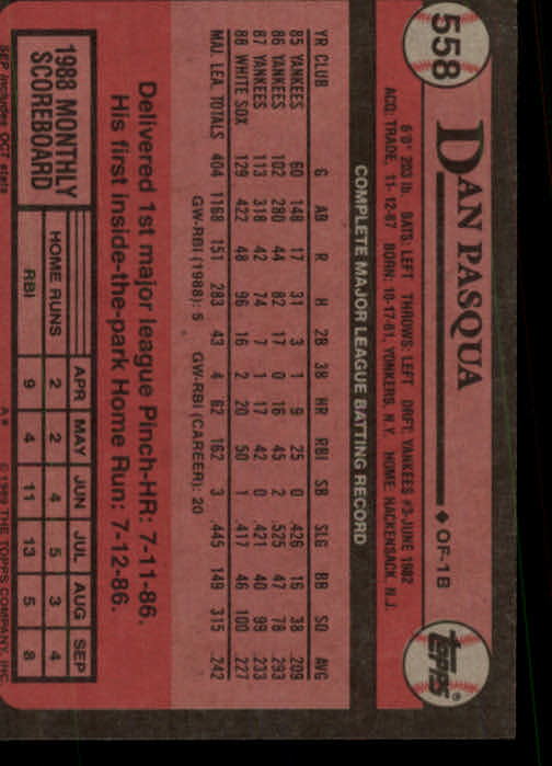 A0415- 1989 Topps Baseball Karten 401-600 + Rookies -du Pick- 15 + Gratis US - Bild 317 von 401