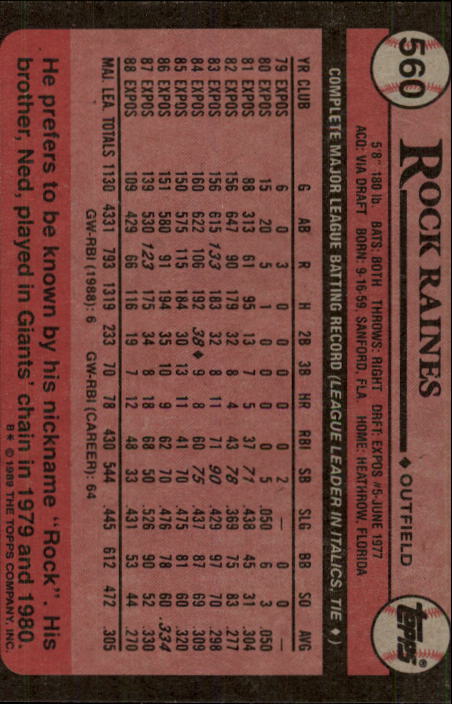 A0415- 1989 Topps Baseball Karten 401-600 + Rookies -du Pick- 15 + Gratis US - Bild 321 von 401