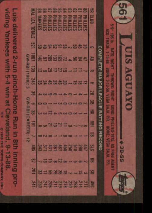 A0415- 1989 Topps Baseball Karten 401-600 + Rookies -du Pick- 15 + Gratis US - Bild 323 von 401