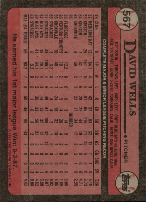 A0415- 1989 Topps Baseball Karten 401-600 + Rookies -du Pick- 15 + Gratis US - Bild 335 von 401