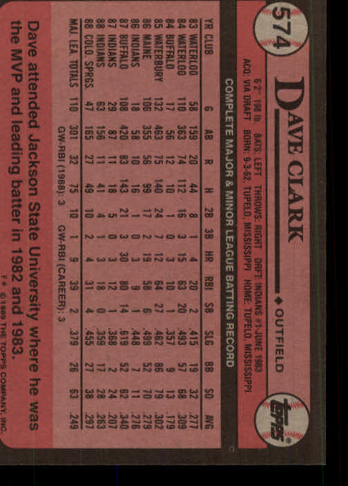 A0415- 1989 Topps Baseball Karten 401-600 + Rookies -du Pick- 15 + Gratis US - Bild 349 von 401