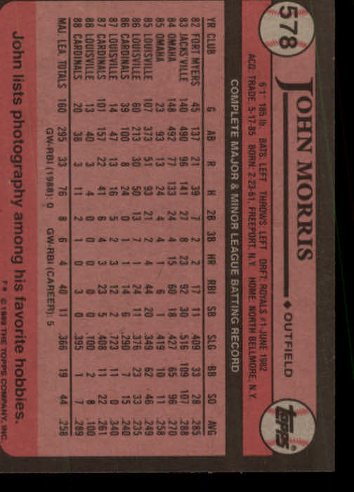 A0415- 1989 Topps Baseball Karten 401-600 + Rookies -du Pick- 15 + Gratis US - Bild 357 von 401