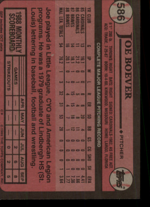 A0415- 1989 Topps Baseball Karten 401-600 + Rookies -du Pick- 15 + Gratis US - Bild 373 von 401
