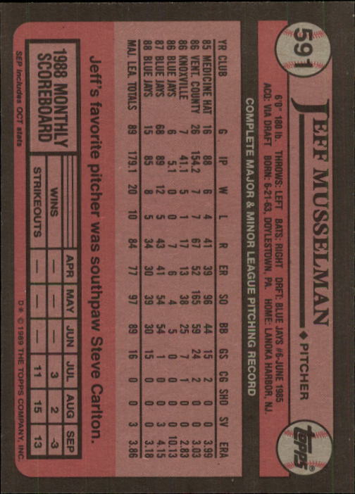 A0415- 1989 Topps Baseball Karten 401-600 + Rookies -du Pick- 15 + Gratis US - Bild 383 von 401