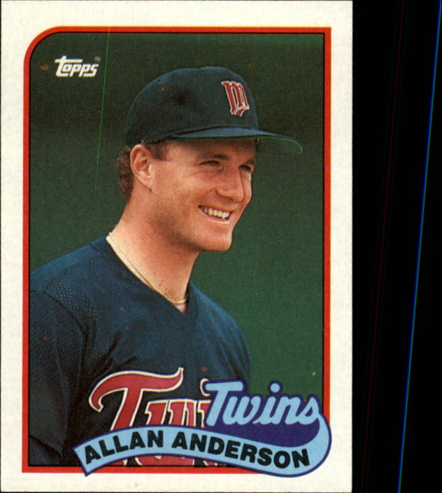 1989 Topps #672 Allan Anderson
