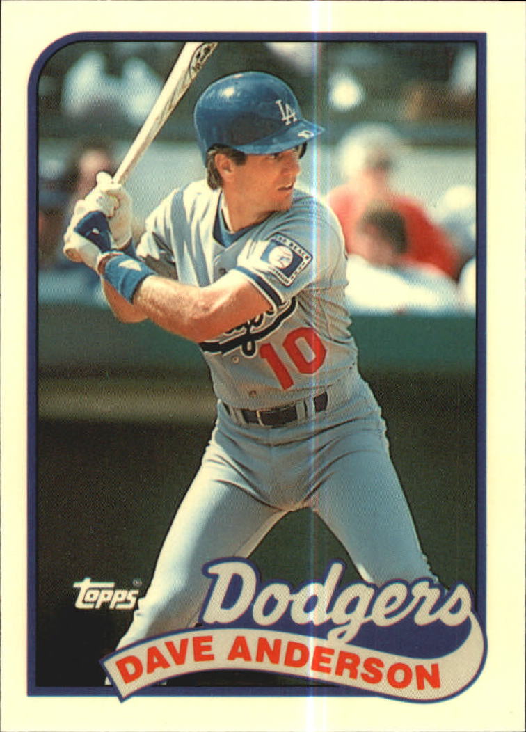 1989 Topps Tiffany #117 Dave Anderson