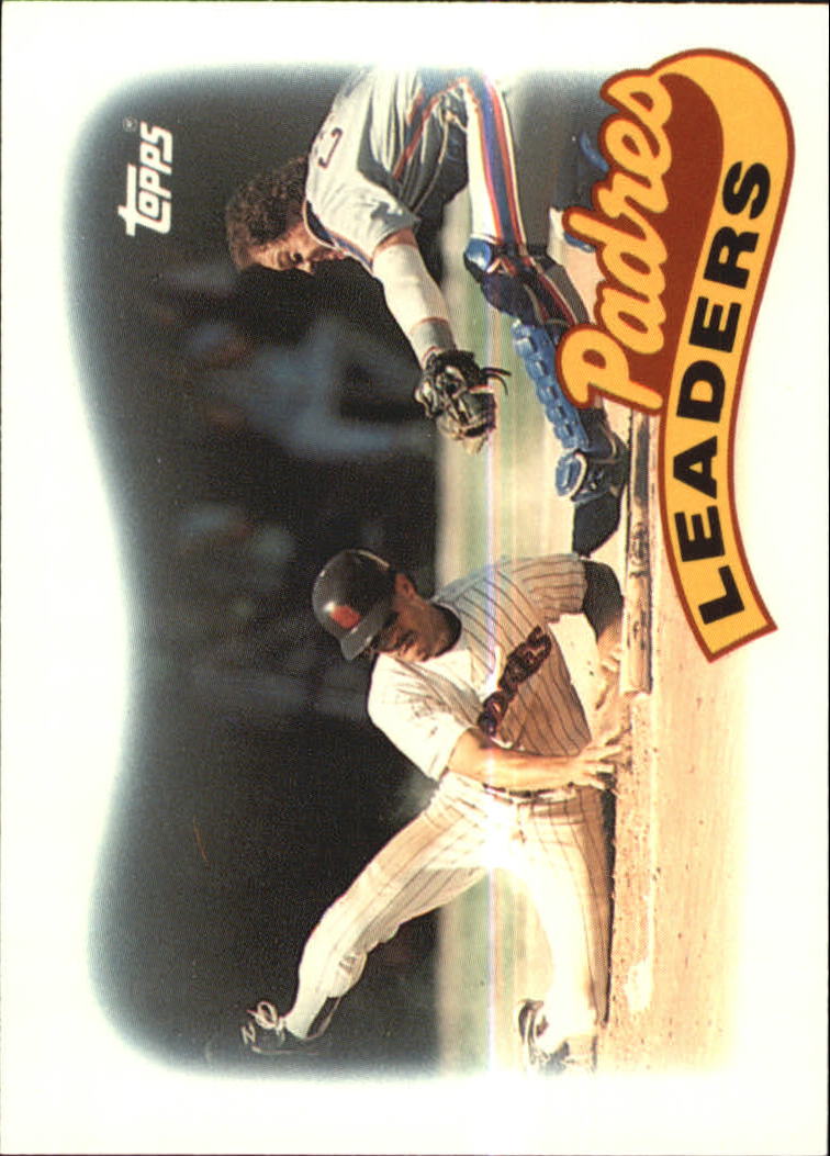 1989 Topps Tiffany #231 Padres TL/R.Alomar
