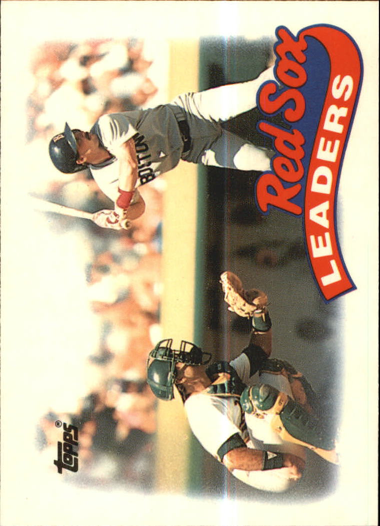 1989 Topps Tiffany #321 Boston Red Sox TL/Jody Reed