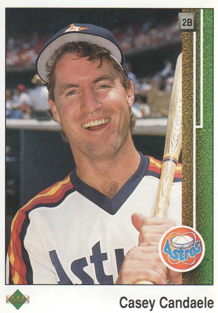 1989 Upper Deck #58 Casey Candaele UER/No stats for Astros/for '88 season