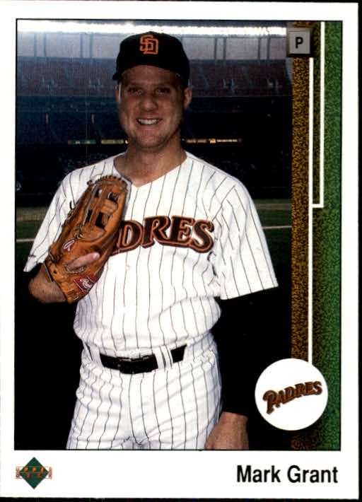 1989 Upper Deck #622 Mark Grant UER/Glove on wrong hand