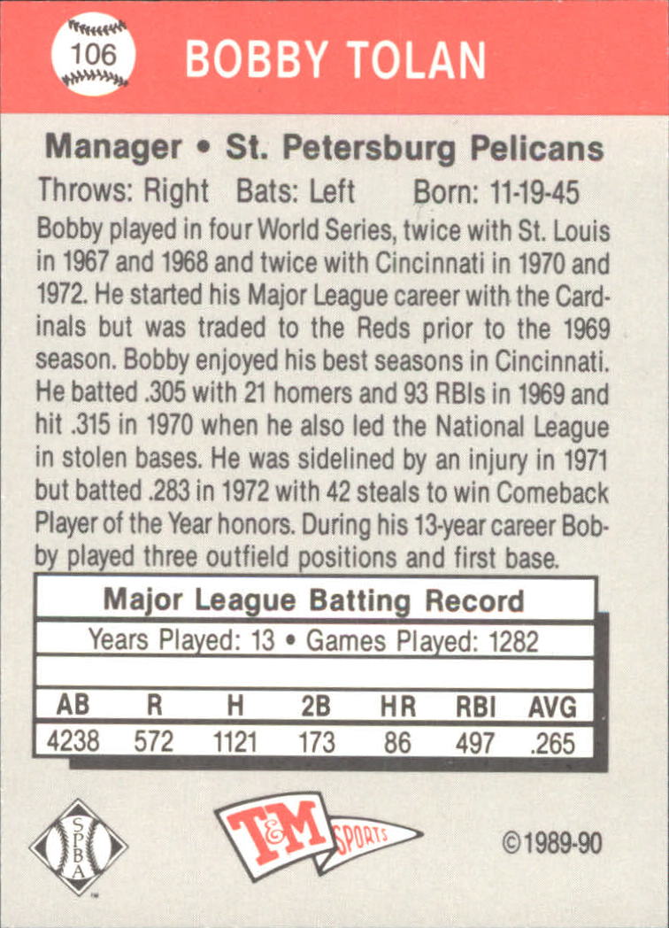A6355- 1989-90 T/M Senior League BB Karte #S 1-120 -du Pick- 15 + Gratis US Ship - Bild 191 von 221