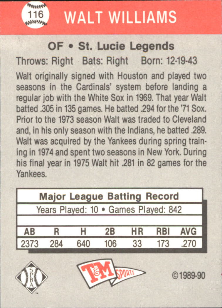 A6355- 1989-90 T/M Senior League BB Karte #S 1-120 -du Pick- 15 + Gratis US Ship - Bild 211 von 221