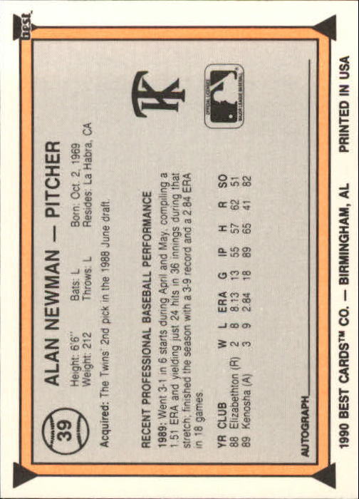 A1072- 1990 Best Baseball Minor League Cards 1-200 -You Pick- 15+ FREE US SHIP - Picture 77 of 379