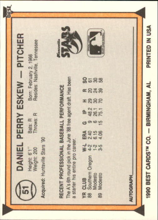A1072- 1990 Best Baseball Minor League Cards 1-200 -You Pick- 15+ FREE US SHIP - Picture 101 of 379