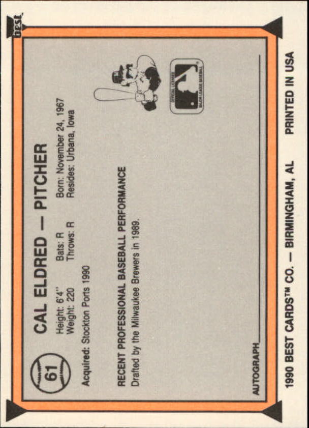 A1072- 1990 Best Baseball Minor League Cards 1-200 -You Pick- 15+ FREE US SHIP - Picture 121 of 379