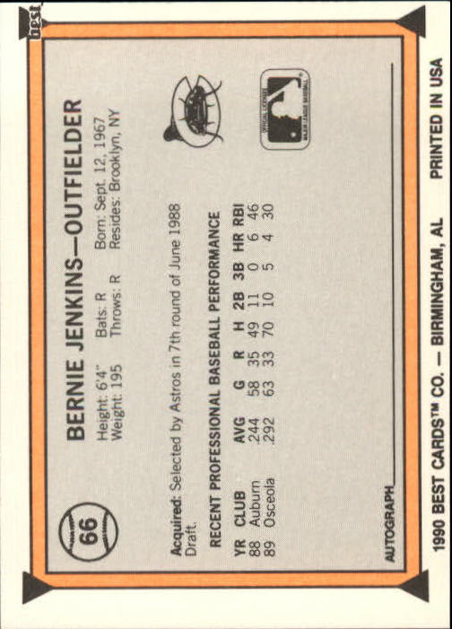 A1072- 1990 Best Baseball Minor League Cards 1-200 -You Pick- 15+ FREE US SHIP - Picture 131 of 379