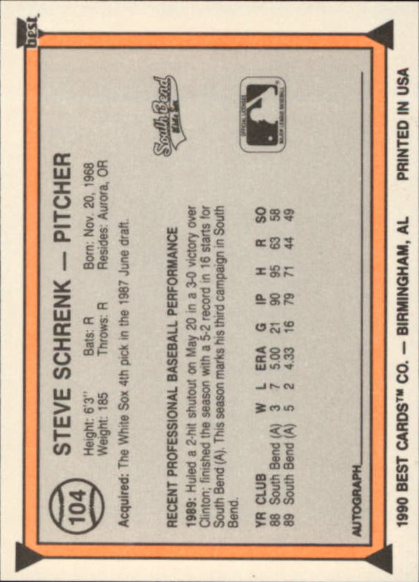 A1072- 1990 Best Baseball Minor League Cards 1-200 -You Pick- 15+ FREE US SHIP - Picture 207 of 379