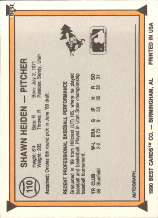 A1072- 1990 Best Baseball Minor League Cards 1-200 -You Pick- 15+ FREE US SHIP - Picture 219 of 379