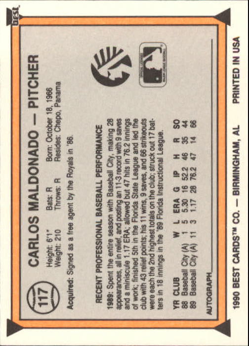 A1072- 1990 Best Baseball Minor League Cards 1-200 -You Pick- 15+ FREE US SHIP - Picture 233 of 379