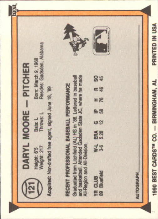 A1072- 1990 Best Baseball Minor League Cards 1-200 -You Pick- 15+ FREE US SHIP - Picture 241 of 379