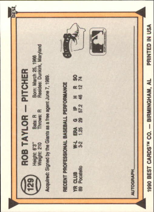 A1072- 1990 Best Baseball Minor League Cards 1-200 -You Pick- 15+ FREE US SHIP - Picture 253 of 379