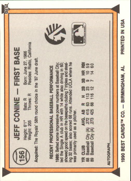 A1072- 1990 Best Baseball Minor League Cards 1-200 -You Pick- 15+ FREE US SHIP - Picture 301 of 379