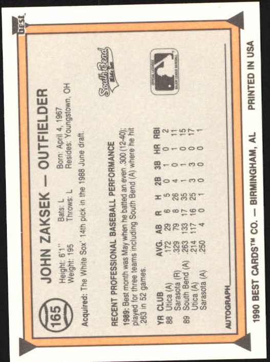 A1072- 1990 Best Baseball Minor League Cards 1-200 -You Pick- 15+ FREE US SHIP - Picture 315 of 379