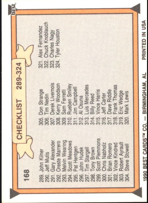 A1072- 1990 Best Baseball Minor League Cards 1-200 -You Pick- 15+ FREE US SHIP - Picture 317 of 379