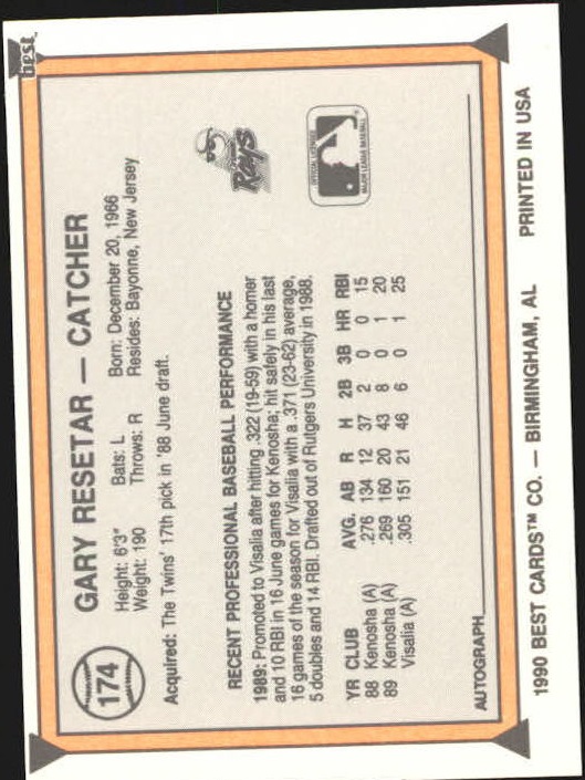 A1072- 1990 Best Baseball Minor League Cards 1-200 -You Pick- 15+ FREE US SHIP - Picture 327 of 379