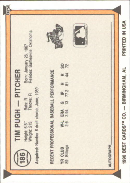 A1072- 1990 Best Baseball Minor League Cards 1-200 -You Pick- 15+ FREE US SHIP - Picture 351 of 379