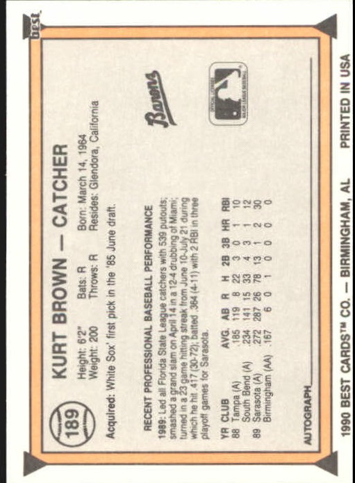 A1072- 1990 Best Baseball Minor League Cards 1-200 -You Pick- 15+ FREE US SHIP - Picture 357 of 379