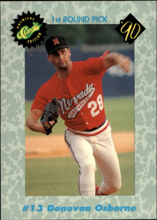 1990 Classic Draft Picks #13 Donovan Osborne