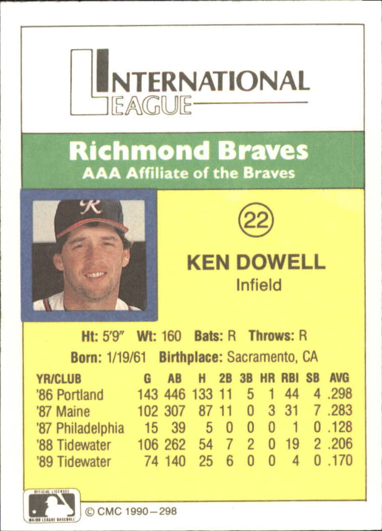 1990 CMC 298 Ken Dowell From Factory Sealed Box MINT