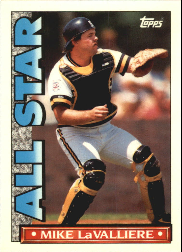 1990 Topps TV All-Stars #57 Mike LaValliere - NM-MT - Wonder Water Sports  Cards, Comics & Gaming!