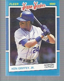 1990 Fleer League Leaders #14 Ken Griffey Jr.
