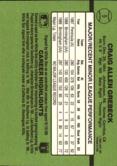 1990 Donruss Rookies Baseball (Pick Card From List) C69 04-24 - Picture 15 of 101