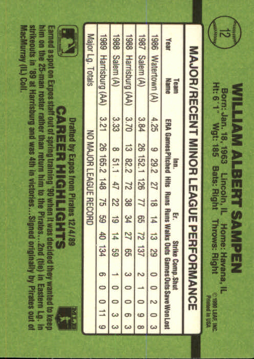 1990 Donruss Rookies Baseball (Pick Card From List) C69 04-24 - Picture 21 of 101