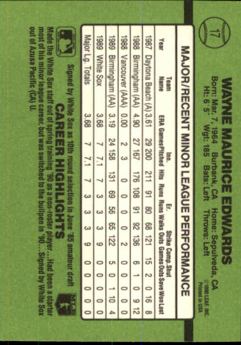 1990 Donruss Rookies Baseball (Pick Card From List) C69 04-24 - Picture 27 of 101