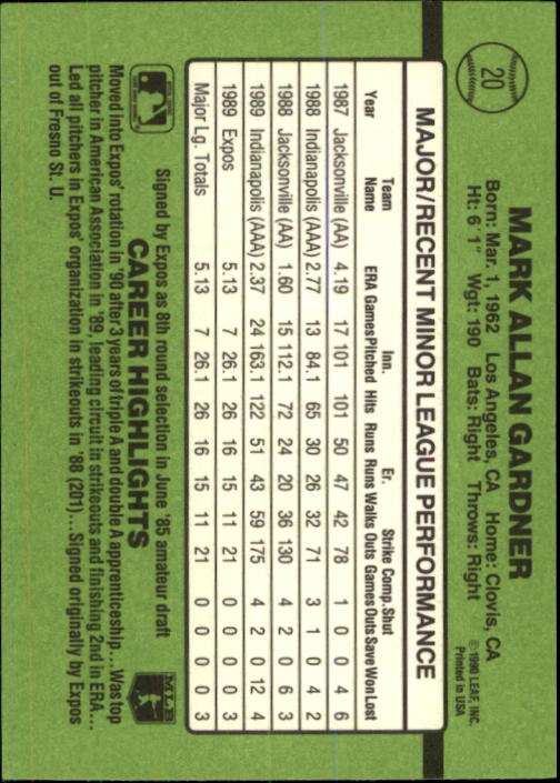 1990 Donruss Rookies Baseball (Pick Card From List) C69 04-24 - Picture 31 of 101