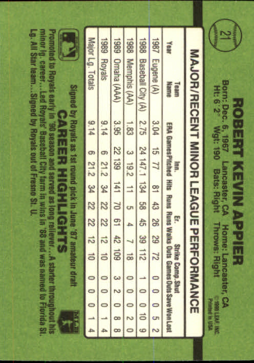 1990 Donruss Rookies Baseball (Pick Card From List) C69 04-24 - Picture 33 of 101