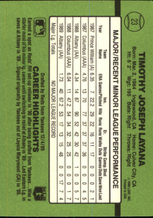 1990 Donruss Rookies Baseball (Pick Card From List) C69 04-24 - Picture 37 of 101