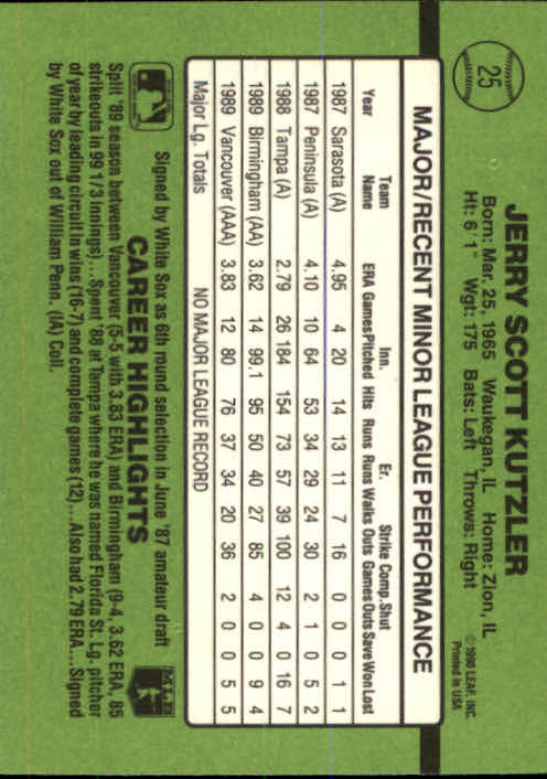 1990 Donruss Rookies Baseball (Pick Card From List) C69 04-24 - Picture 41 of 101