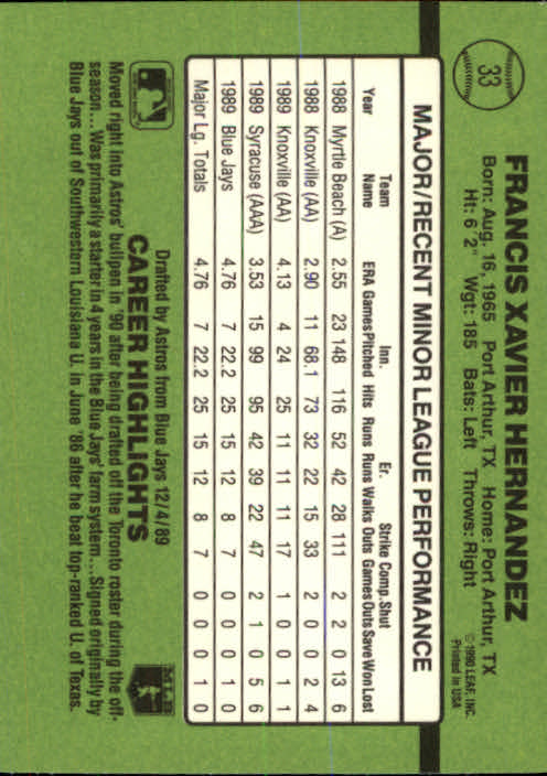 1990 Donruss Rookies Baseball (Pick Card From List) C69 04-24 - Picture 57 of 101