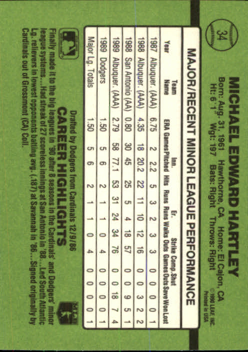 1990 Donruss Rookies Baseball (Pick Card From List) C69 04-24 - Picture 59 of 101