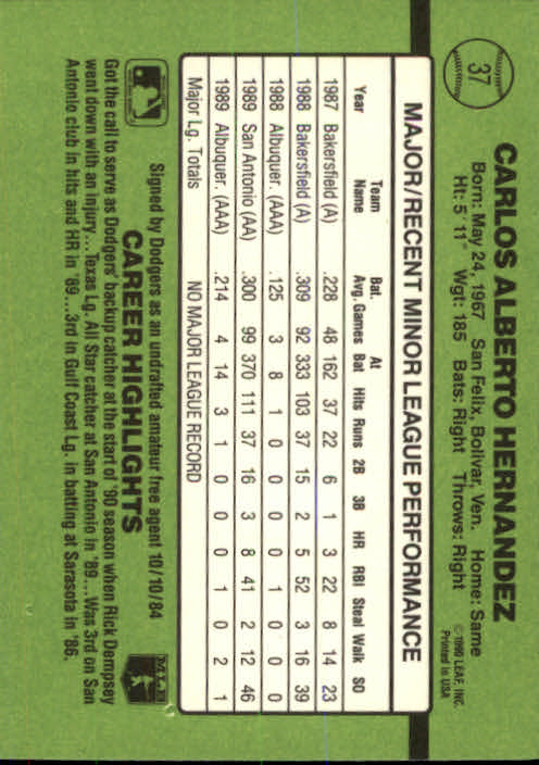 1990 Donruss Rookies Baseball (Pick Card From List) C69 04-24 - Picture 65 of 101