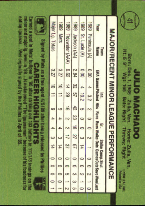 1990 Donruss Rookies Baseball (Pick Card From List) C69 04-24 - Picture 73 of 101