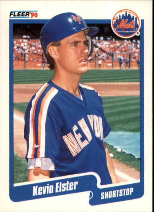  1987 Fleer Glossy #7 Kevin Elster New York Mets